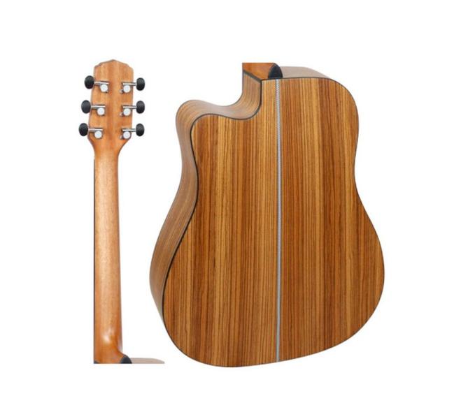 Imagem de Violao giannini aco folk gf 1d ceq zw zebra wood