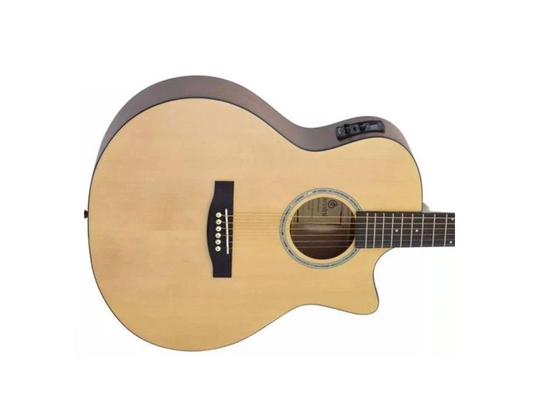 Imagem de Violao giannini aco folk gsf 3 ceq ns natural satin