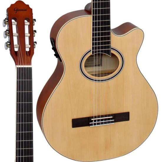 Imagem de Violão Giannini GNF1D Mini Jumbo Nylon Natural F002