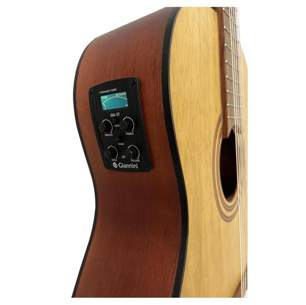 Violão Giannini Trovador NTR1 Eletroacústico EQ NYLON Natural Satin Imagem de Violão Giannini Trovador NTR1 Eletroacústico EQ NYLON Natural Satin