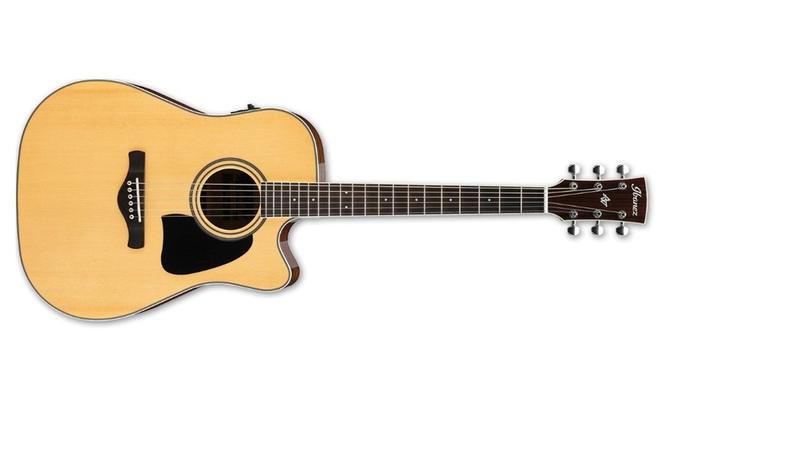 Imagem de Violão Ibanez Aw 70e Ce Nt Spruce Sólido Dreadnought