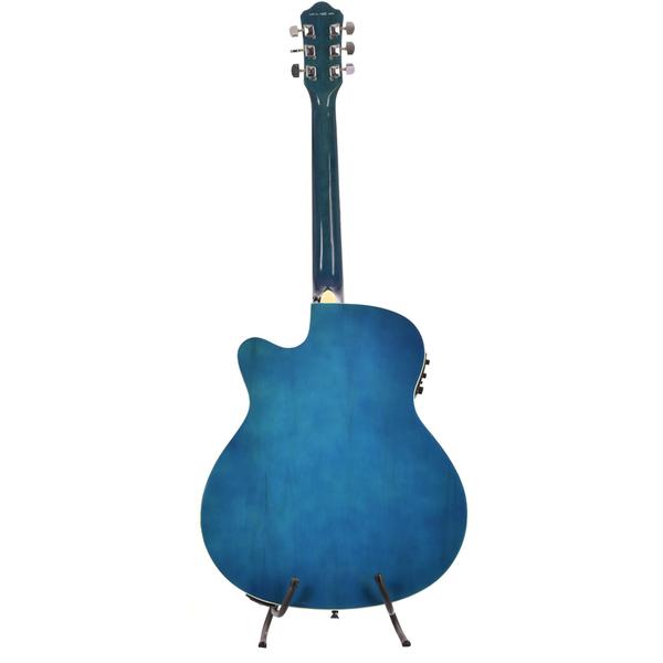 Imagem de Violão Land Acústico Azul LW-A-40E + Capa + Suporte