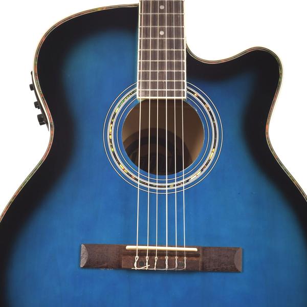 Imagem de Violão land acustico nylon azul ln-40e bl