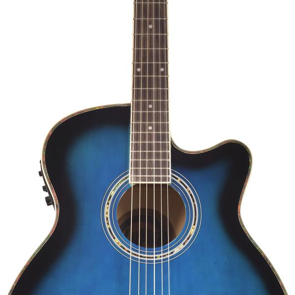 Imagem de Violão land acustico nylon azul ln-40e bl