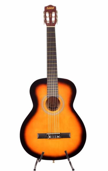 Imagem de Violão Land Acustico Nylon Sunburst Ln-39 Sb+Suporte De Chão