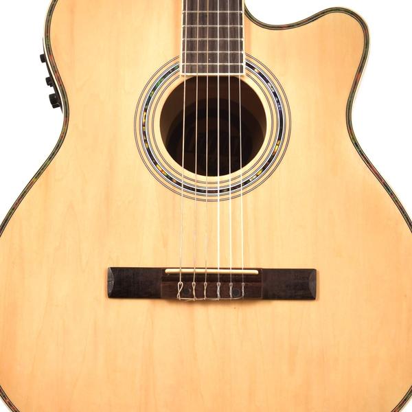 Imagem de Violao land eletrico nylon natural lw-n-40e na