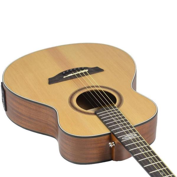 Imagem de Violão Mini Jumbo Elétrico Strinberg SM200 NS Natural Fosco