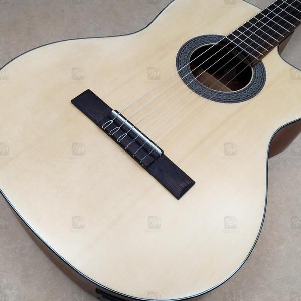 Imagem de Violão Nylon Elétrico Cort AC120CE-OP Natural Fosco Cutway - Cort