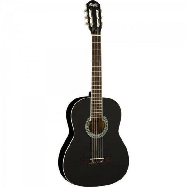 Imagem de Violao Nylon Tagima Memphis Ac39 Preto Acústico Ac-39