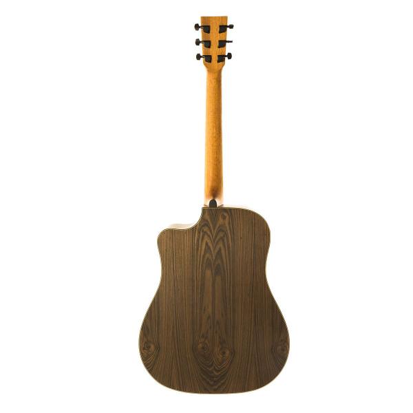 Imagem de Violão rozini rx315acfctlp brasil folk 6c cutway acústico louro preto fosco