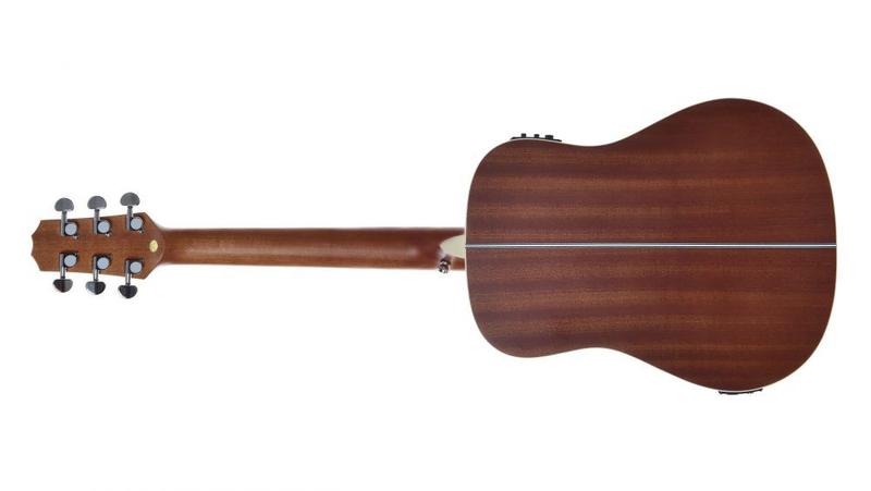 Imagem de Violão Seizi Baby Akira Half Cutaway Natural Satin Com Bag