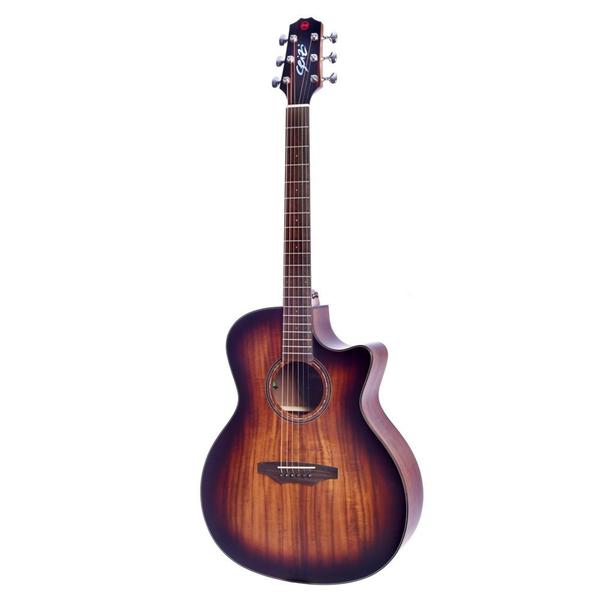 Imagem de Violão Seizi Supreme Ryu Mirai Cutaway Koa Burst Com Bag