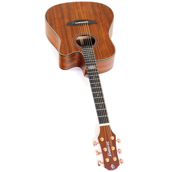 Imagem de Violão Strinberg Sd300c Folk Ws Walnut Satin Com Capa