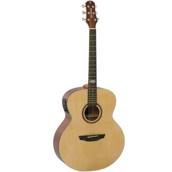 Imagem de Violão Strinberg SJ 200 NS EL-AC Jumbo Natural Satin