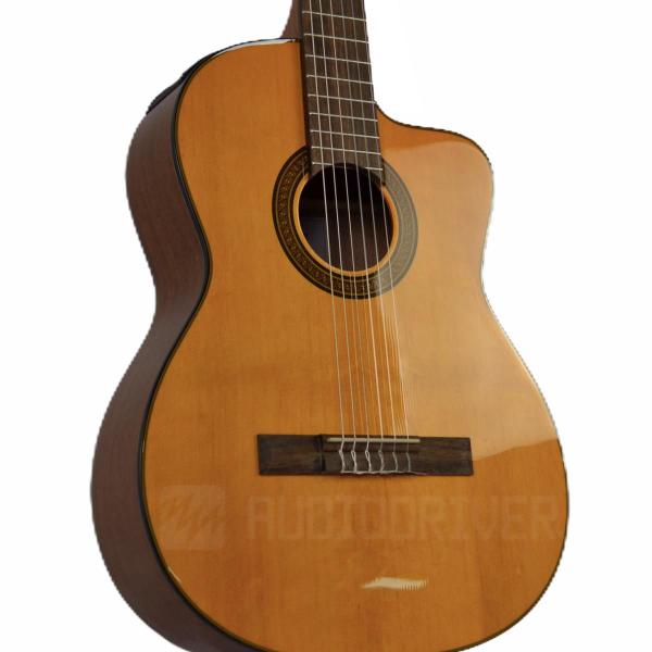 Imagem de Violão Takamine Clássico Elétrico Nylon GC3CE com Cutway e Tampo Maciço