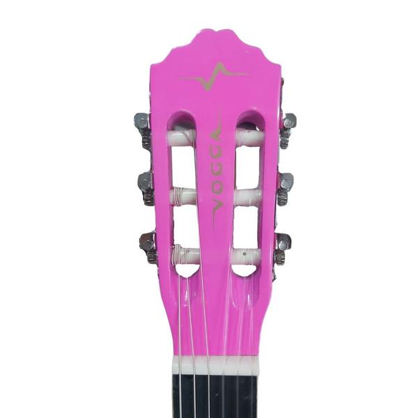 Imagem de Violão Vogga Nylon Acustico Rosa VCA205N PK