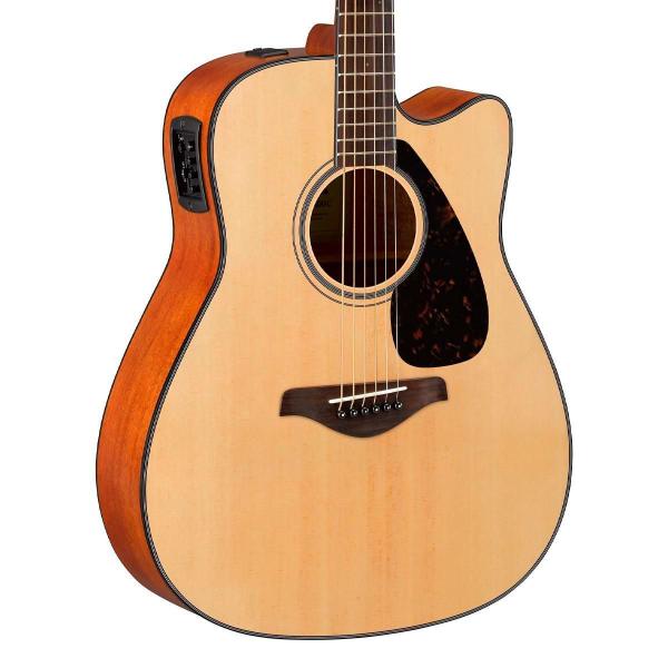 Imagem de Violão Yamaha Eletroacústico Aço FGX800C/02 Natural FGX-800