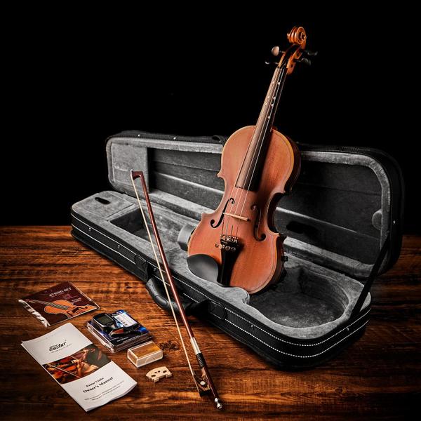 Imagem de Violino Eastar EVA-3 1/4 para iniciantes com estojo e acessórios