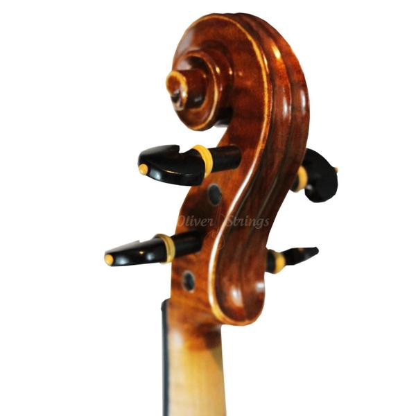 Imagem de Violino feito à mão modelo strad INFANTIL 1/2 fundo inteiro