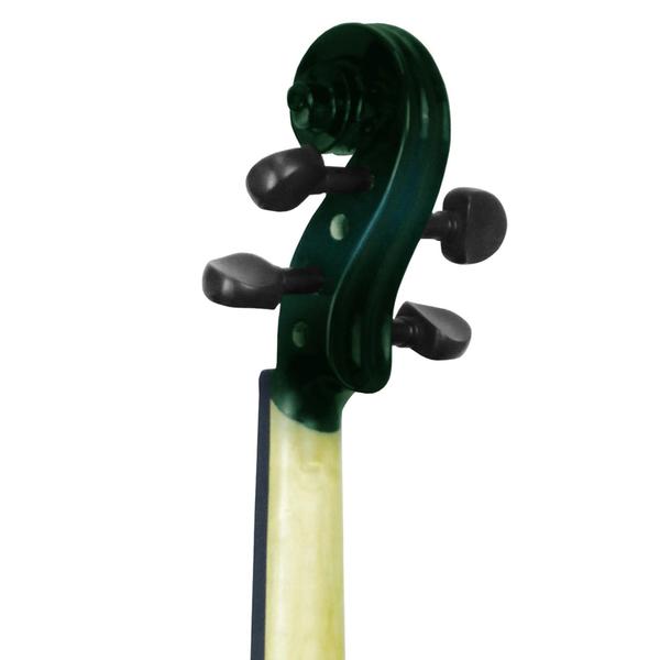 Imagem de Violino Orquezz Iniciante 4/4 Colorido - Verde Escuro