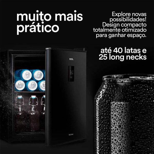 Imagem de Visa Cooler Cervejeira Doméstica Frost Free -6 a 10 ºc 48l Ece50 220v All Black - Eos