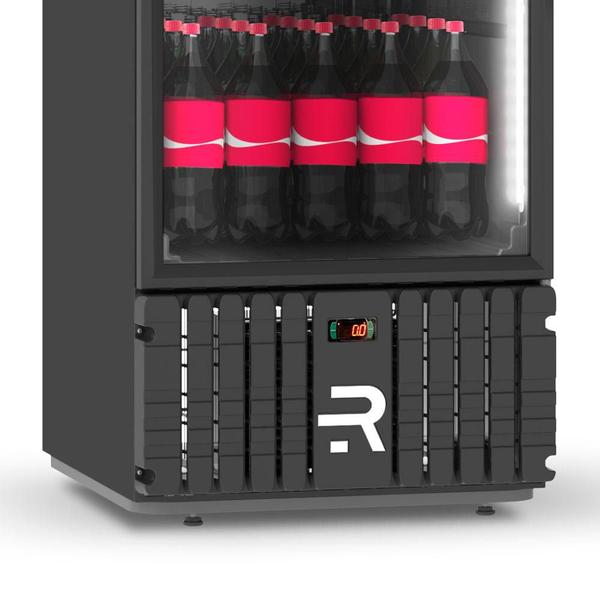 Visa Cooler Multiuso Refrigerador Comercial Porta de Vidro 0 a 7