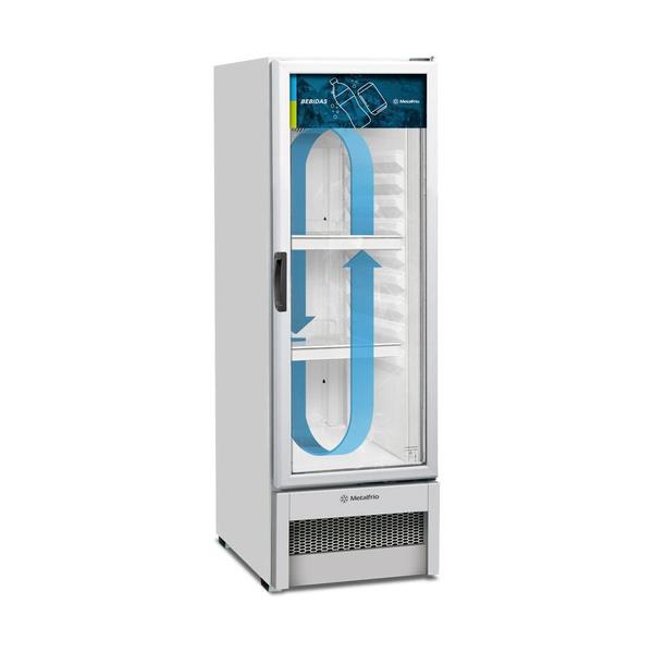 Imagem de Visa Cooler Refrigerador Expositor Multiuso Porta Vidro 235L VB25R Metalfrio 127V