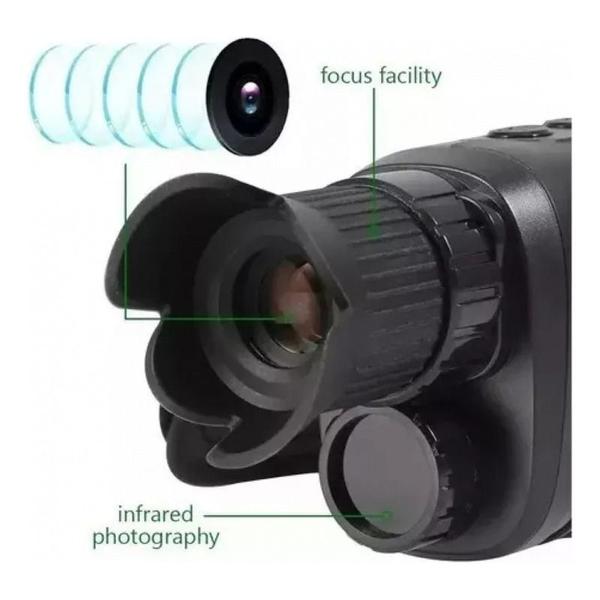 Imagem de Visão noturna: monocular, zoom 5X, alcance de 300 m com LED infravermelho