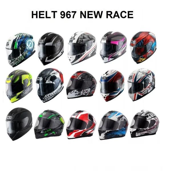 Imagem de Viseira Antirrisco Helt Capacete New Race 2,2mm Espelhada