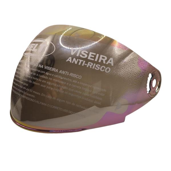 Imagem de Viseira Antirrisco Helt Capacete Sprint Teen 2,2mm Color