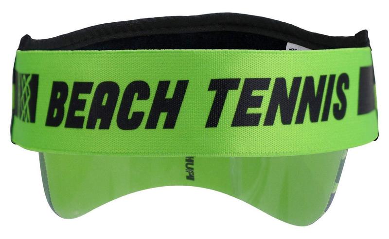 Imagem de Viseira Beach Tennis HUPI Preto/Verde