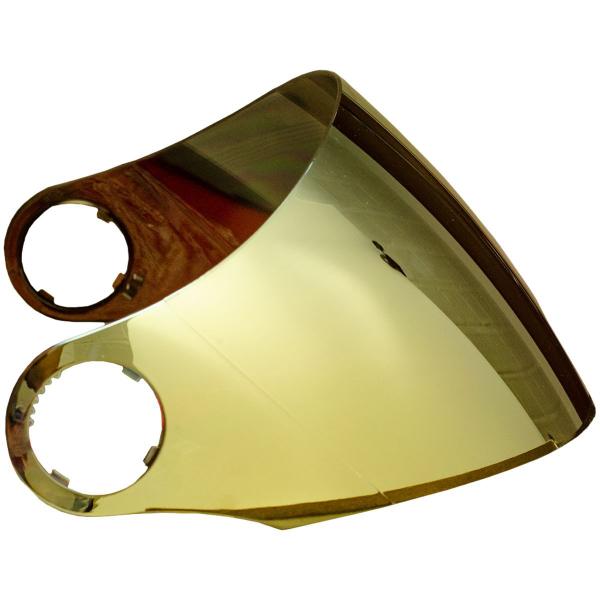 Imagem de Viseira Blade Para Capacete Aberto Moto e Quadri Dourado