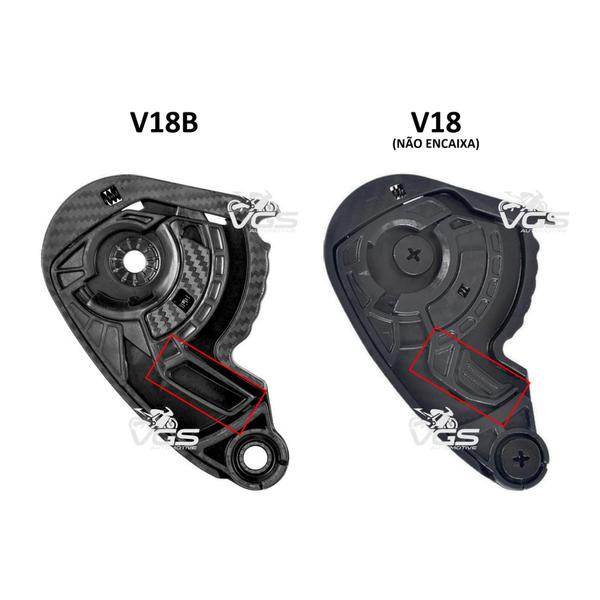 Imagem de Viseira Capacete ASX Axxis V18B Revo Espelhada Colorida Moto