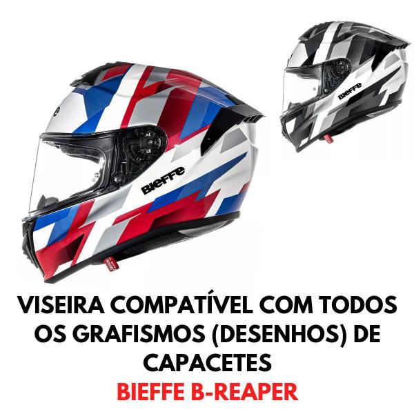 Imagem de Viseira Capacete Bieffe B-Carbon B-Reaper Cristal