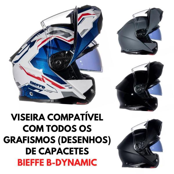 Imagem de Viseira Capacete Bieffe B-Dynamic Cristal Transparente