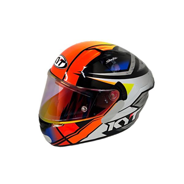 Imagem de Viseira Capacete Kyt NFR Nx Race Nz Race Revo Vermelha Dia e Noite Visor 1