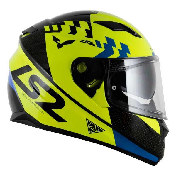 Imagem de Viseira Capacete Ls2 Ff320 Ff353 Ff800 Revo Azul Dia E Noite