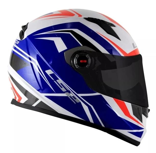 Imagem de Viseira Capacete Ls2 Ff358 Cromada Com Pino Pinlock Original