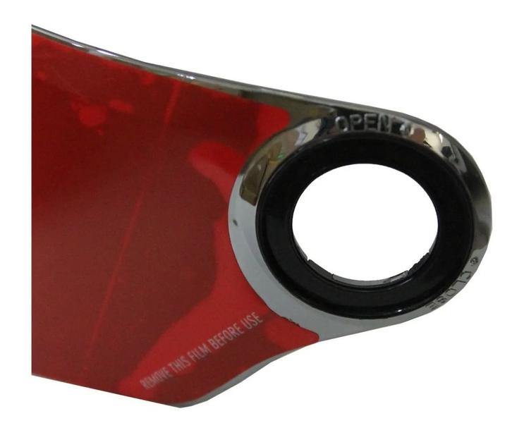 Viseira Capacete LS2 FF358 Cromada Original Imagem de Viseira Capacete LS2 FF358 Cromada Original