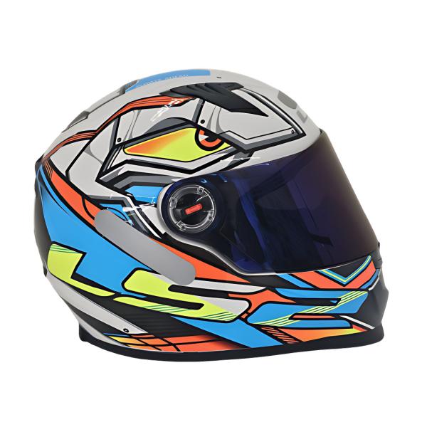 Imagem de Viseira Capacete Ls2 Ff358 Fw3 Gt Helt Strad Azul