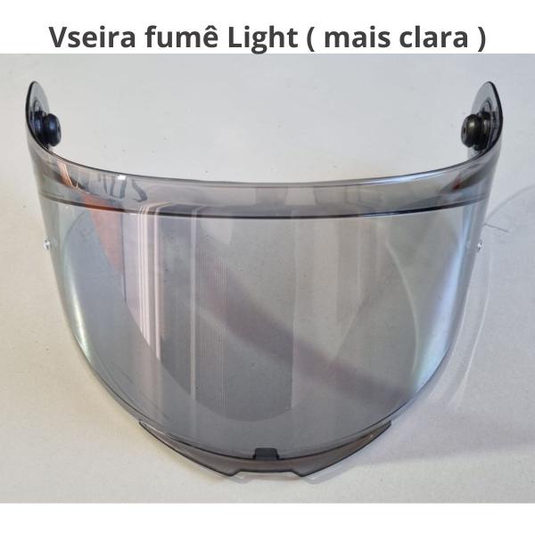 Imagem de Viseira Capacete MT Helmets Fumê Clara Light V14b Targo S 