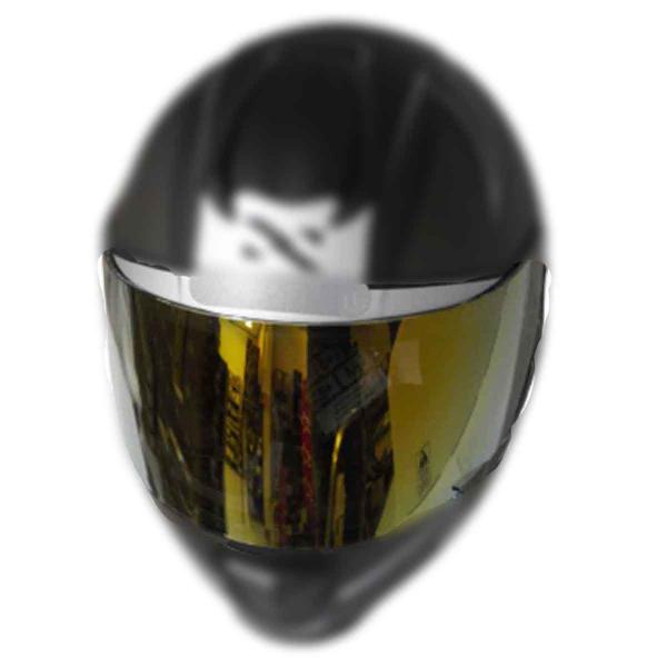 Imagem de Viseira Capacete Norisk Ff391 Razor Dourada Light Dia Noite