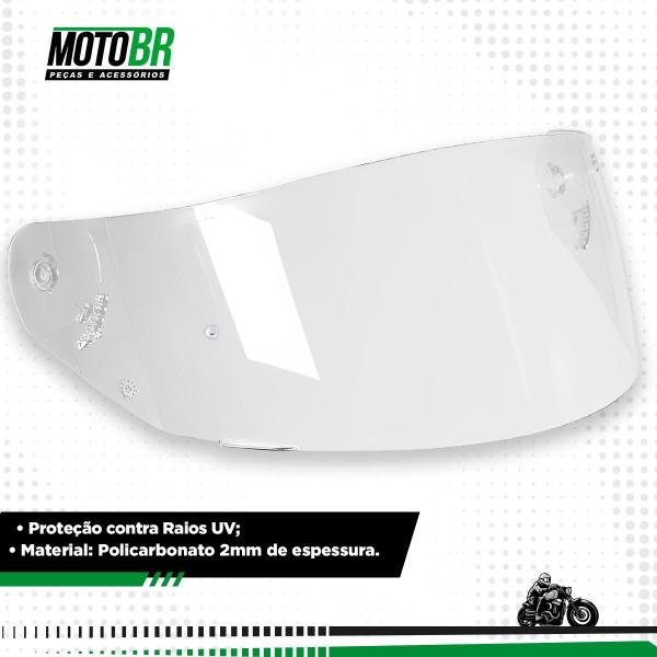 Imagem de Viseira Capacete Norisk Razor FF369 FF389 FF391 Cristal