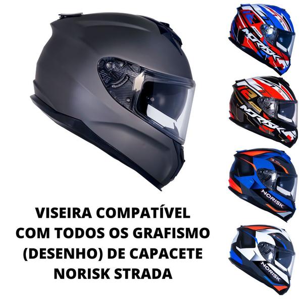 Imagem de Viseira Capacete Norisk Strada Iridium Dourado