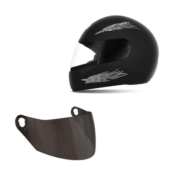 Imagem de Viseira Capacete Pro Tork R8 New Liberty 4 Cristal Fumê Moto