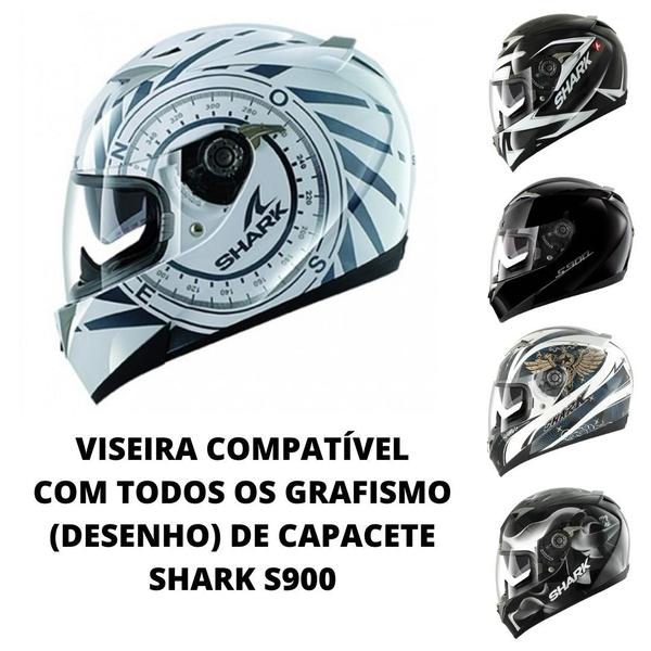 Imagem de Viseira Capacete Shark S800/S650/S700/S900 Openline Dourada