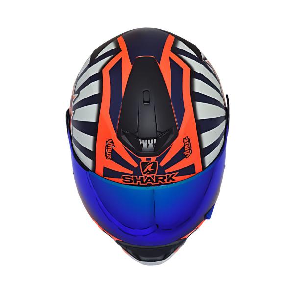 Imagem de Viseira Capacete Shark Skwal Spartan Revo Azul