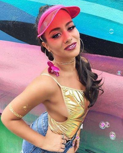 Imagem de Viseira Da Anitta Moda Verao Aba 8 E 13 Cm  Transparencia Uv