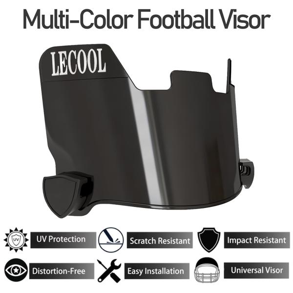 Imagem de Viseira de futebol LeCool Multicolor para capacete adulto e juvenil