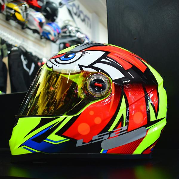 Imagem de Viseira Dourada Capacete Ls2 Ff358 Light Clara Polivisor